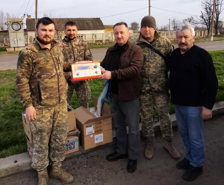 ВОЛИНЬРАДА ПІДТРИМАЛА ВОЇНІВ НА ПЕРЕДОВІЙ