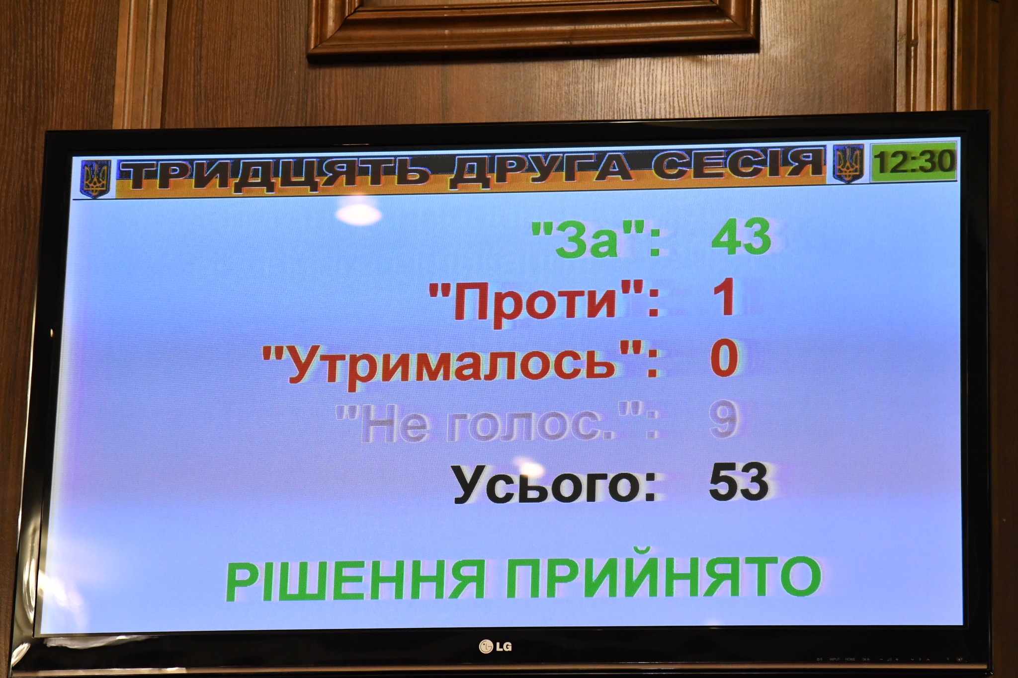 ДЕПУТАТИ ПОГОДИЛИ ЗВІТ ГОЛОВИ ВОЛИНЬРАДИ