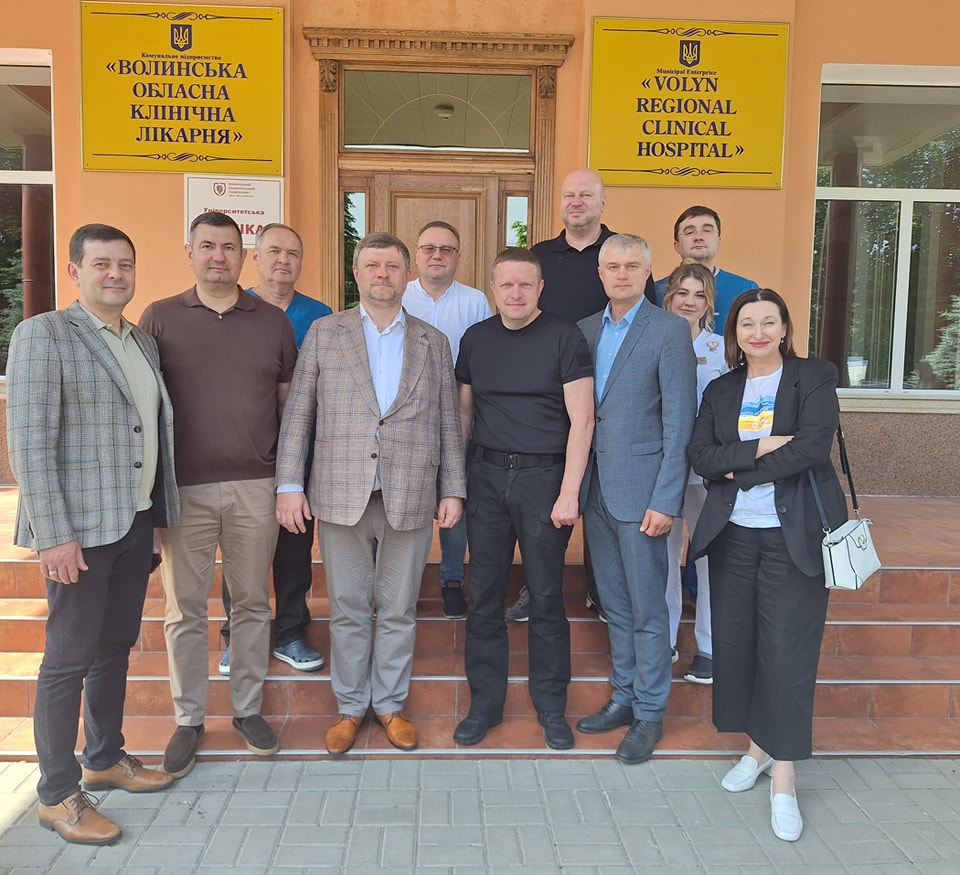 ПЕРШИЙ ВІЦЕСПІКЕР ПАРЛАМЕНТУ ВІДВІДАВ ЛНТУ ТА ОБЛАСНУ ЛІКАРНЮ