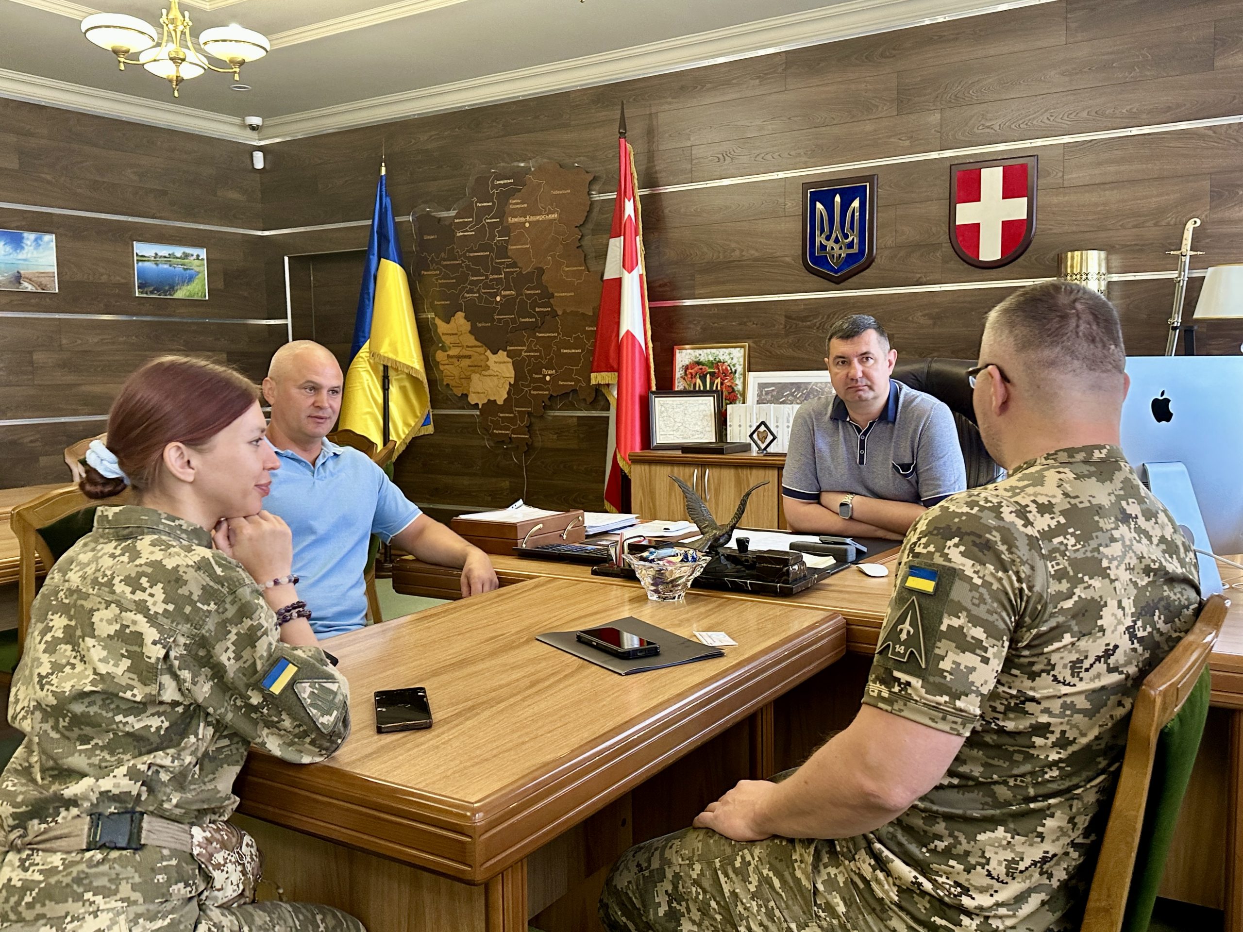 ВОЛИНЬРАДУ ВІДВІДАЛИ ВОЇНИ ЛЕГЕНДАРНОГО 14-ГО ОКРЕМОГО ПОЛКУ БЕЗПІЛОТНИХ АВІАКОМПЛЕКСІВ