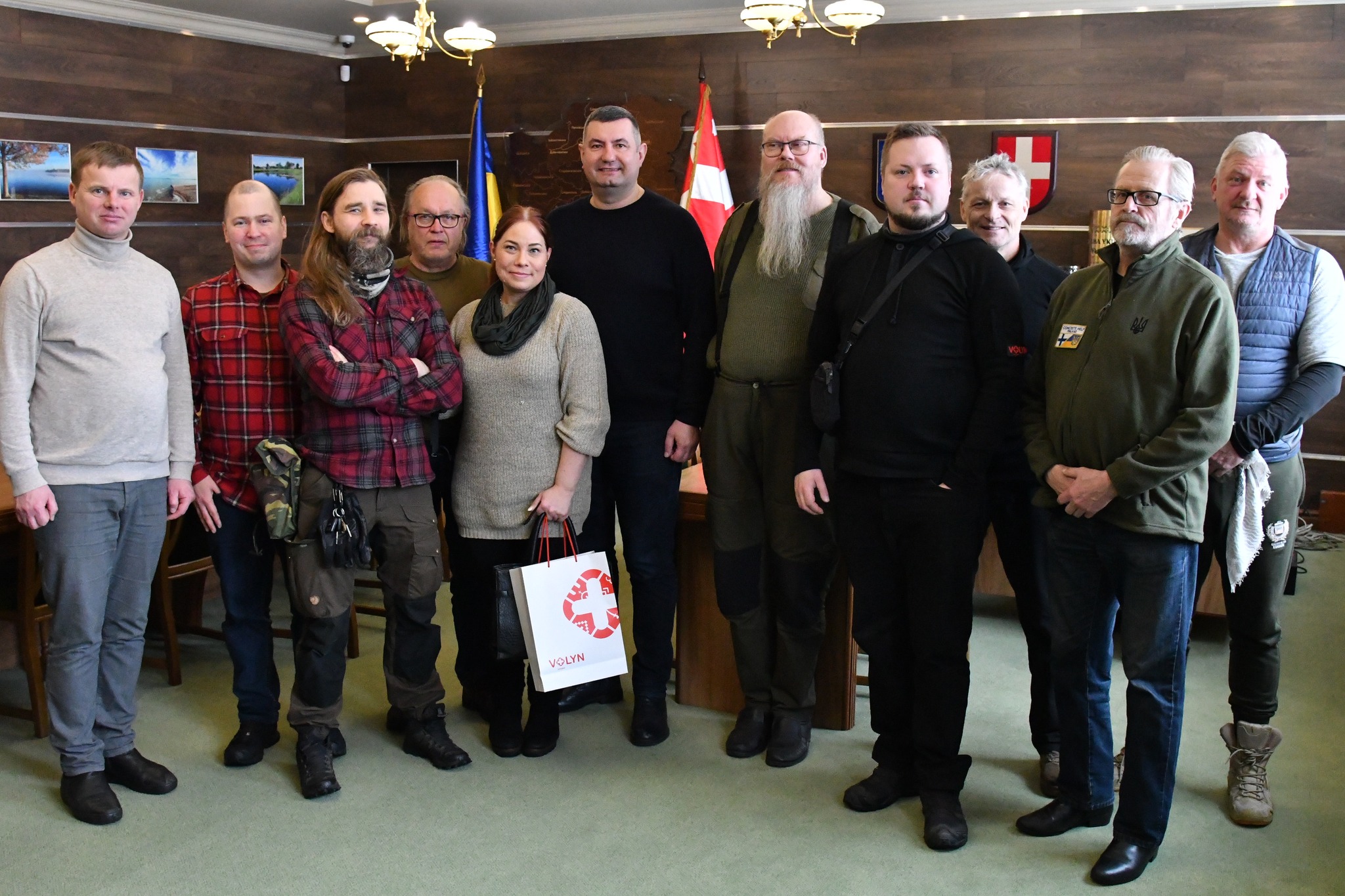 НА ВОЛИНЬ ПРИБУЛА ДЕЛЕГАЦІЯ ФІНСЬКИХ ВОЛОНТЕРІВ