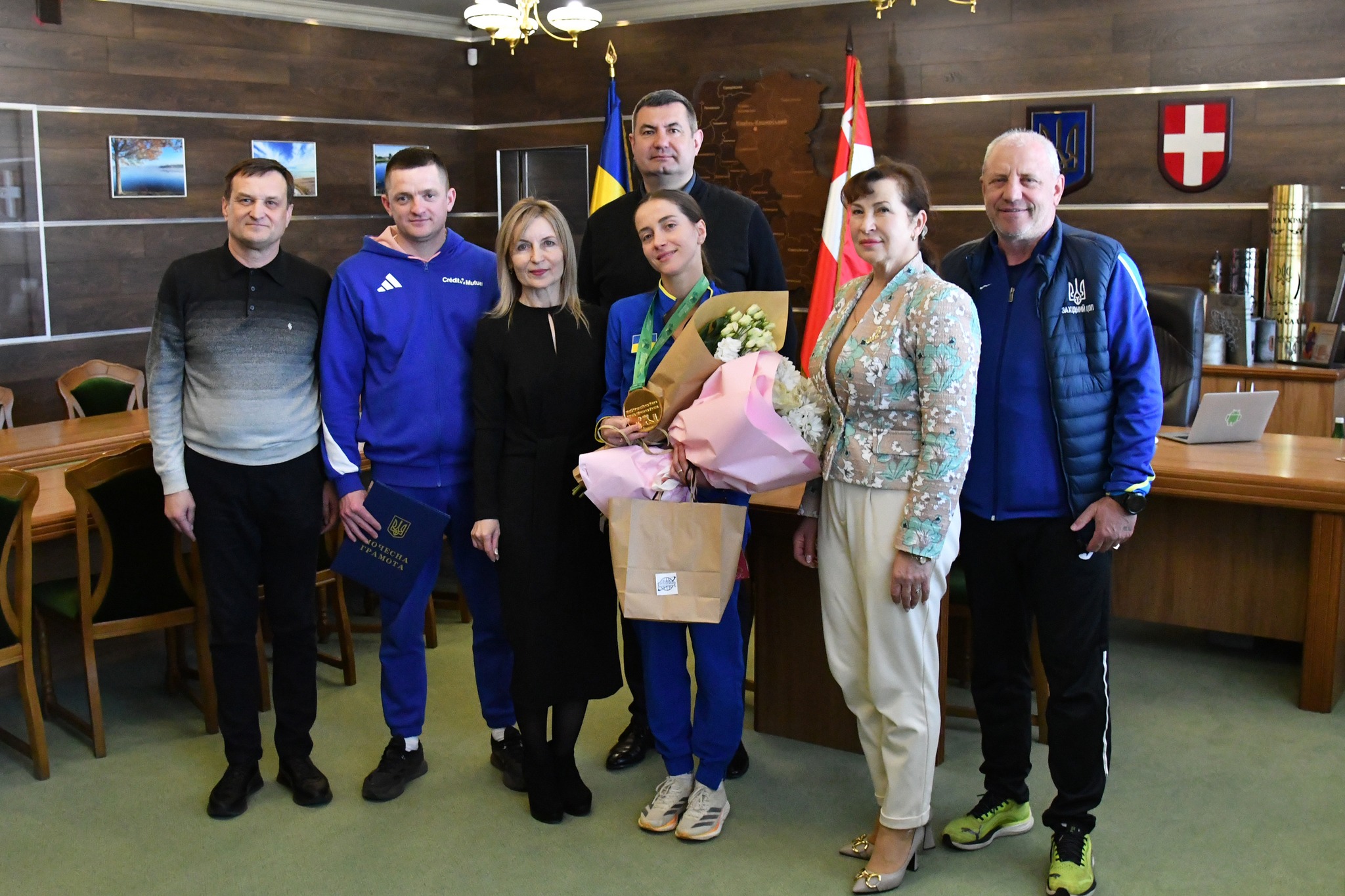 У ВОЛИНЬРАДІ ВІДЗНАЧИЛИ ЧЕМПІОНКУ СВІТУ МАРІЮ САХАРУК