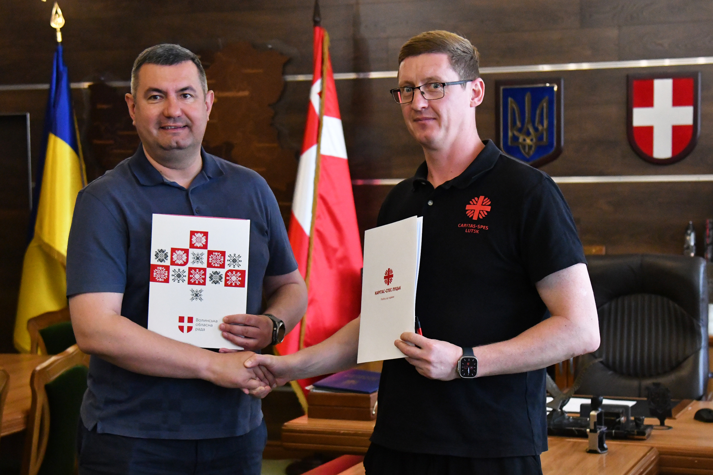 ВОЛИНЬРАДА І КАРІТАС-СПЕС ЛУЦЬК СПІПРАЦЮВАТИМУТЬ ЩЕ ПРЕДМЕТНІШЕ